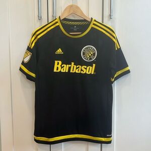 Columbus Crew Jersey Like New (checkered with MLS patch)